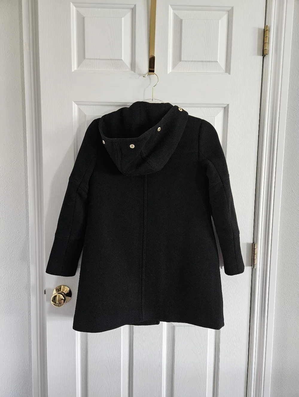 NWOT J.Crew Chateau Wool Italian Stadium Cloth Hooded Parka- 000Petite